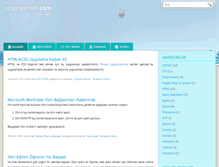 Tablet Screenshot of ozguryaman.com